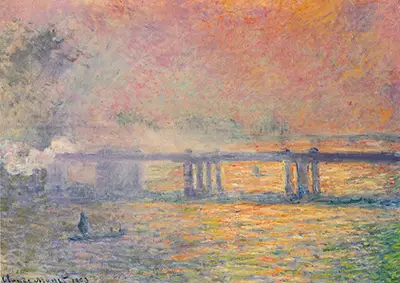 Charing Cross Bridge London By Claude Monet